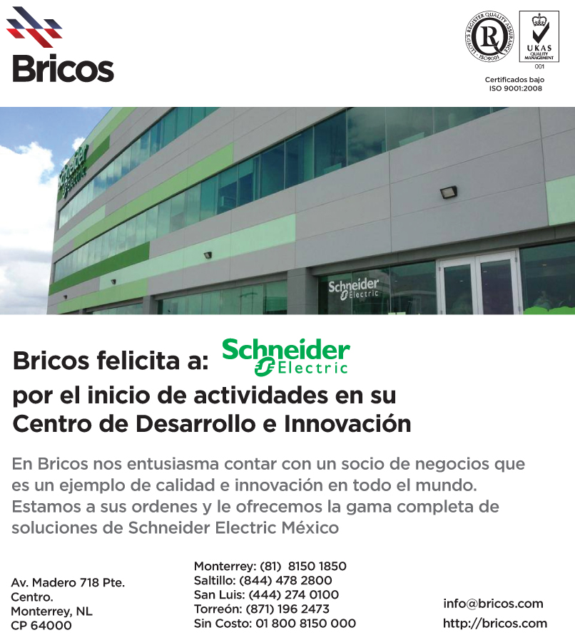 Bricos felicita a Schneider Electric – Material Electrico e Iluminación –  Bricos