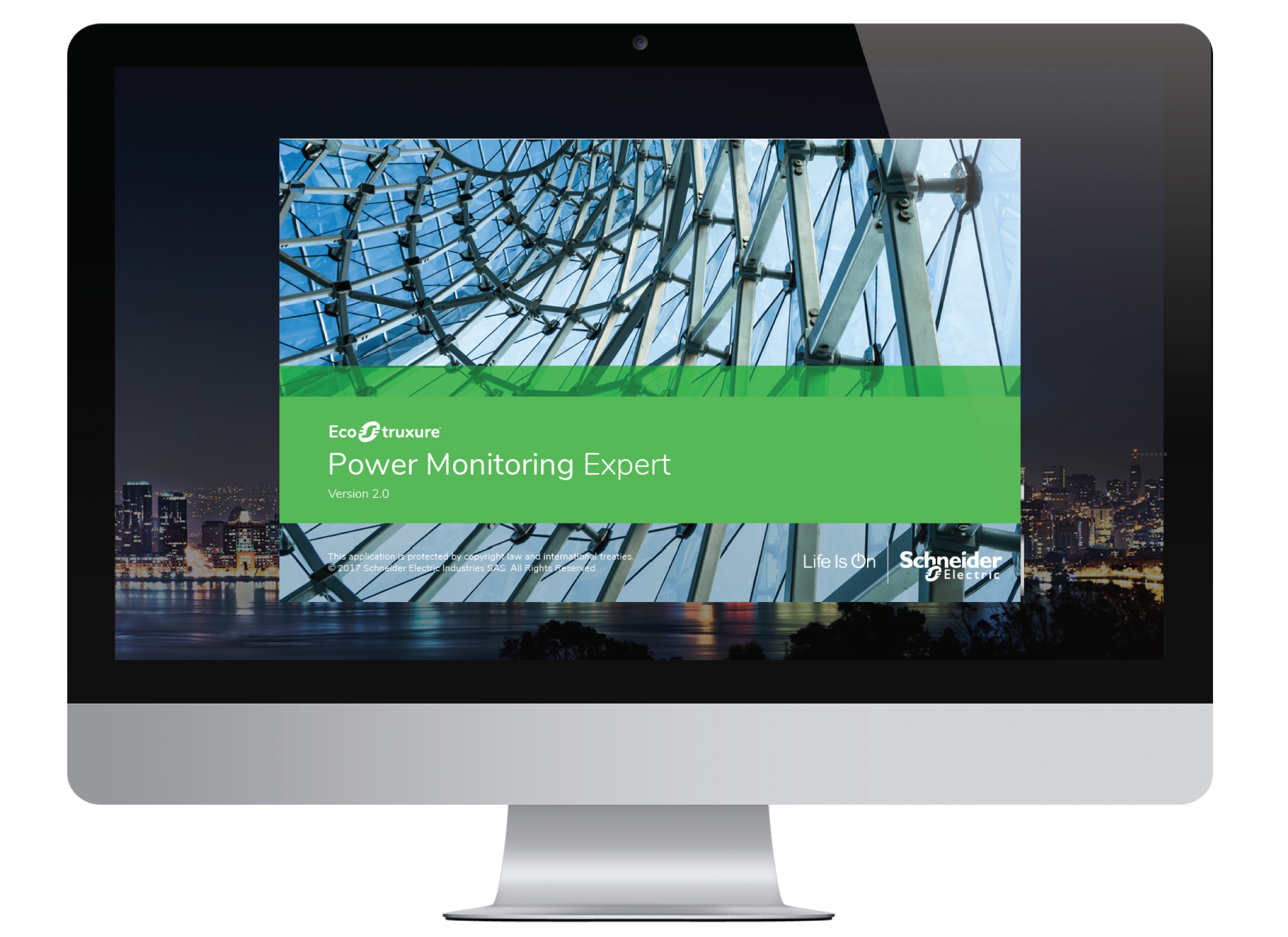 Pantalla de monitoreo EcoStruxure Power Monitoring Expert